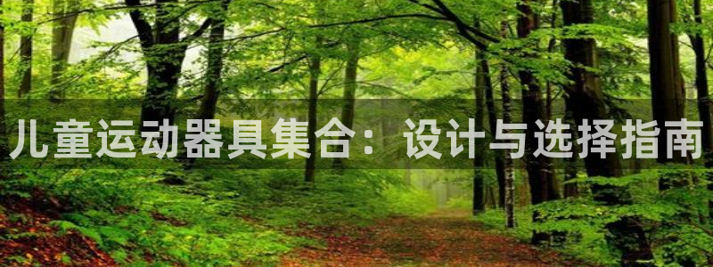 征途国际平台注册要钱吗安全吗：儿童运动器具集合：设计与选择指
